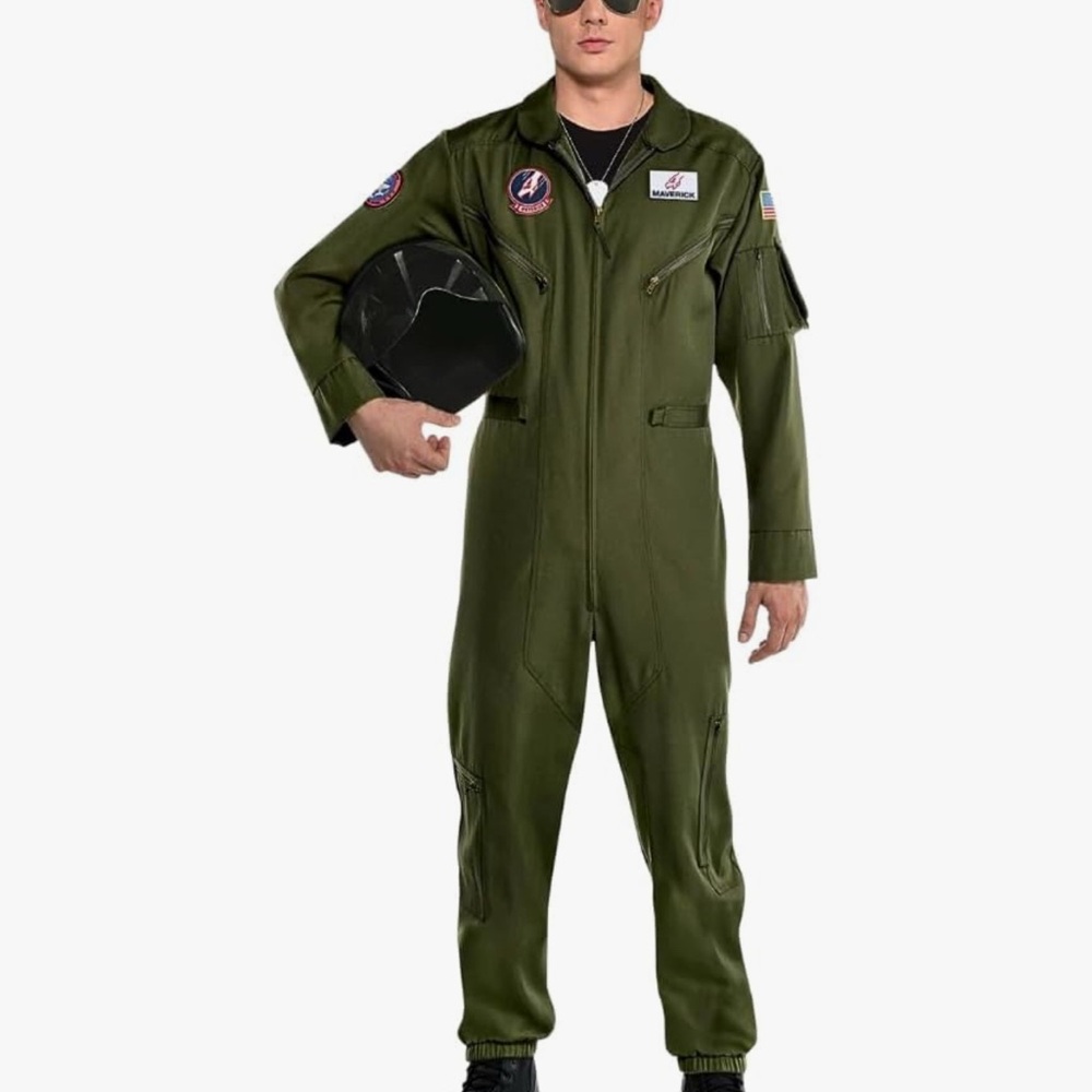 Top Gun Maverick flight suit xxl plus size costume. NWT